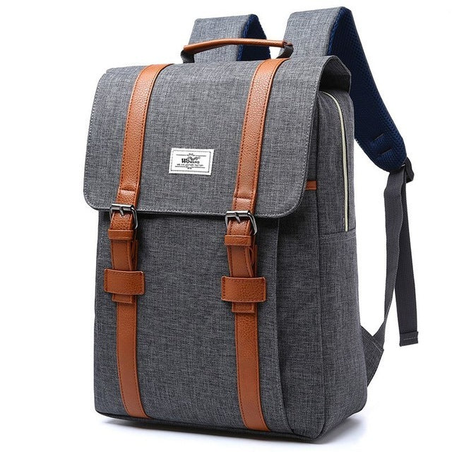Zaino in tela impermeabile per computer portatile