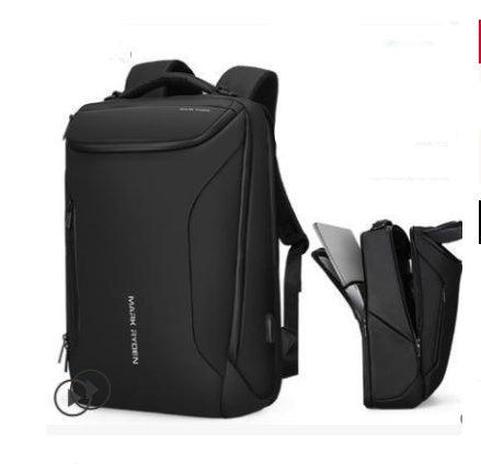 Zaino impermeabile con porta USB e compartimento digitale