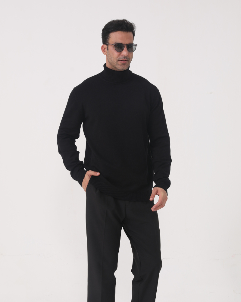 Maglione Dolcevita in Lana Merino