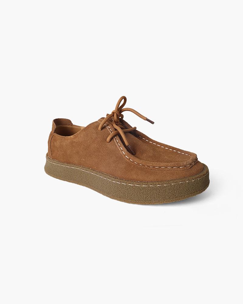 Scarpe Cittadine in Pelle Scamosciata Premium