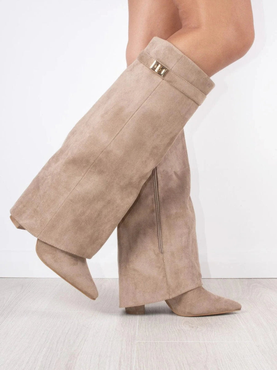 Amalia – Stivale Alto Raffinato in Stile Little Paris