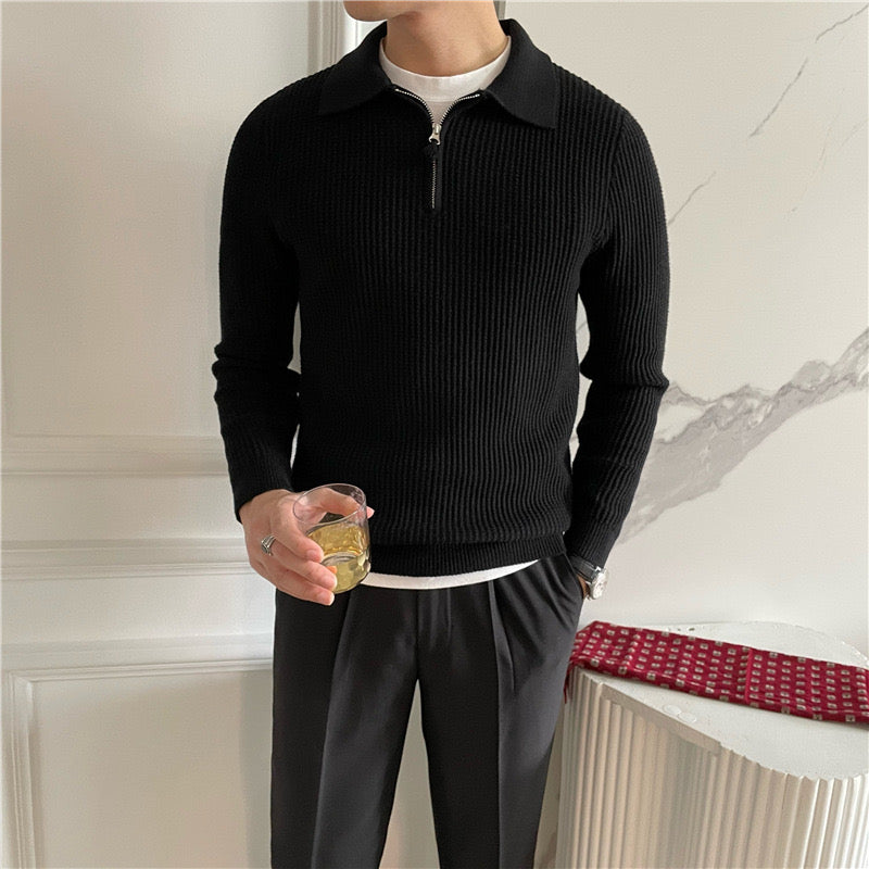 Maglione con zip