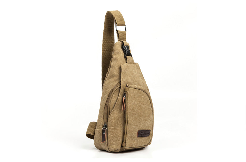 Sac bandoulière en toile uomo, pratico ed elegante