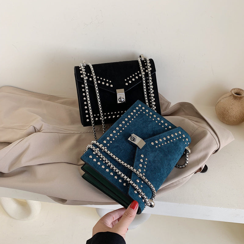Borsa a tracolla in pelle PU per donna, stile moderno