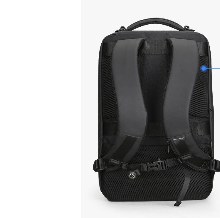 Zaino impermeabile con porta USB e compartimento digitale