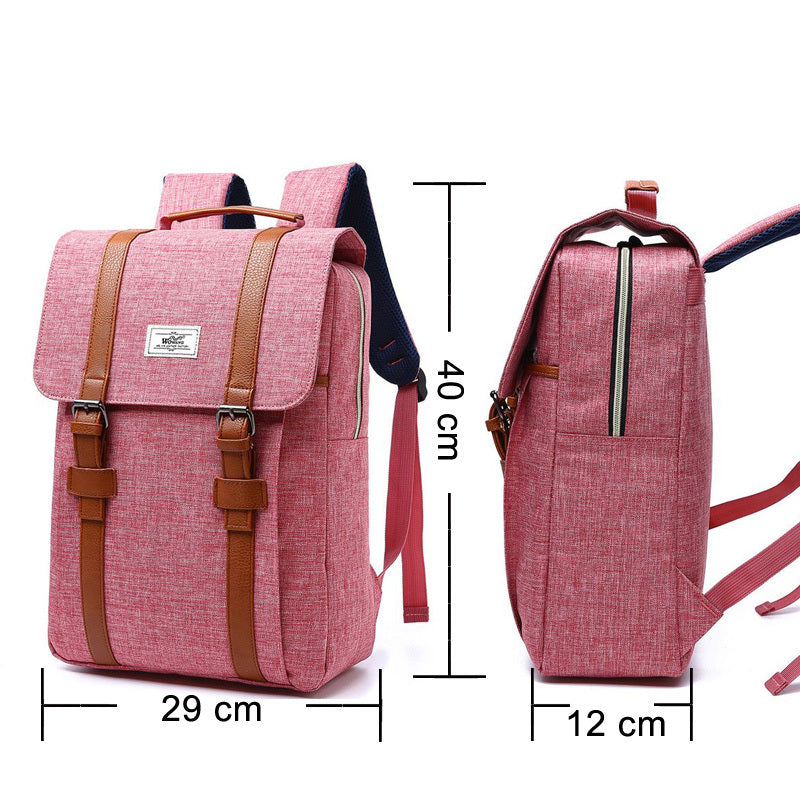 Zaino in tela impermeabile per computer portatile