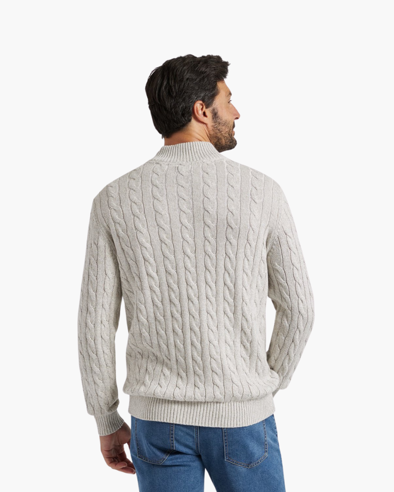 Maglione con Mezza Zip