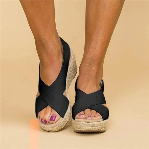 Espadrillas Ortopediche con Zeppa Comode per Donna