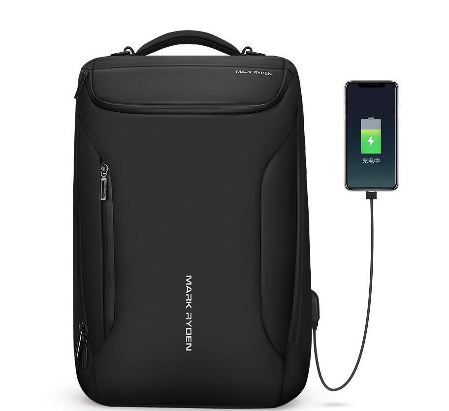 Zaino impermeabile con porta USB e compartimento digitale
