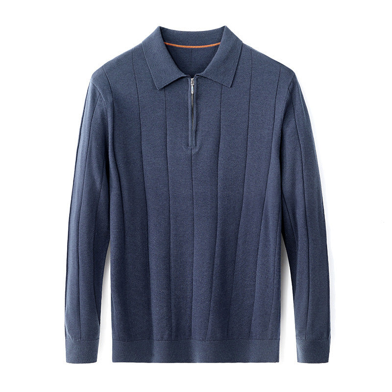 Maglia di Base Design a Contrasto di Colore a Righe