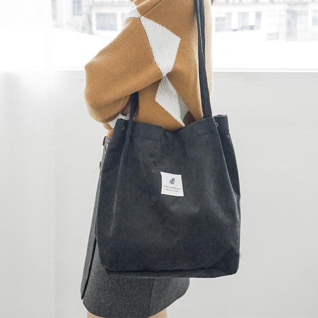 Sac cabas eco-responsabile in tela per donne
