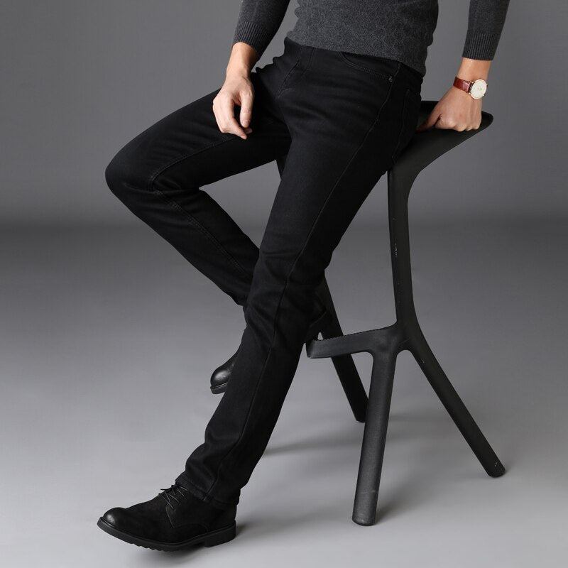 Jeans neri da uomo