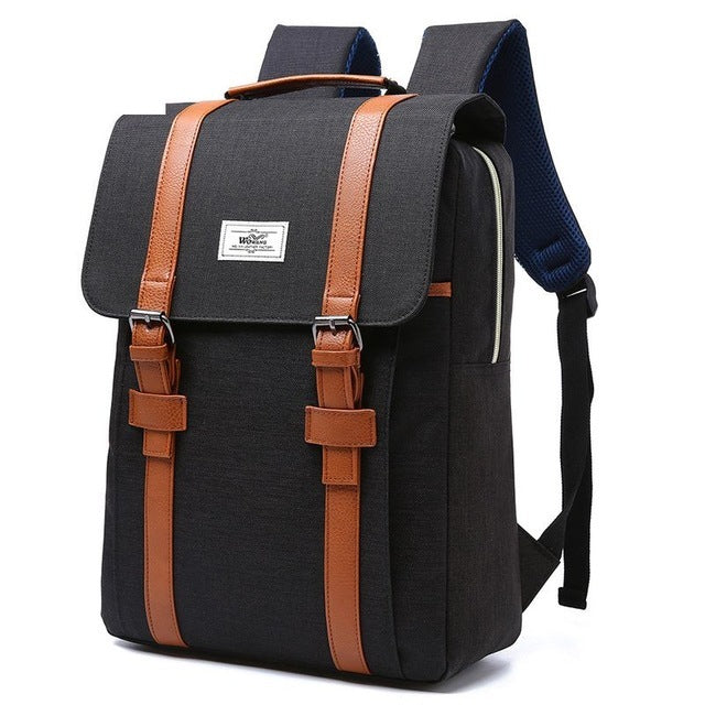 Zaino in tela impermeabile per computer portatile