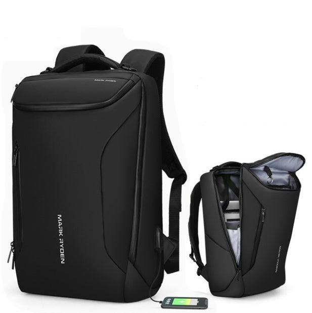 Zaino impermeabile con porta USB e compartimento digitale
