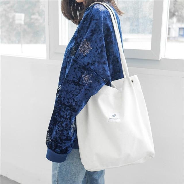 Sac cabas eco-responsabile in tela per donne