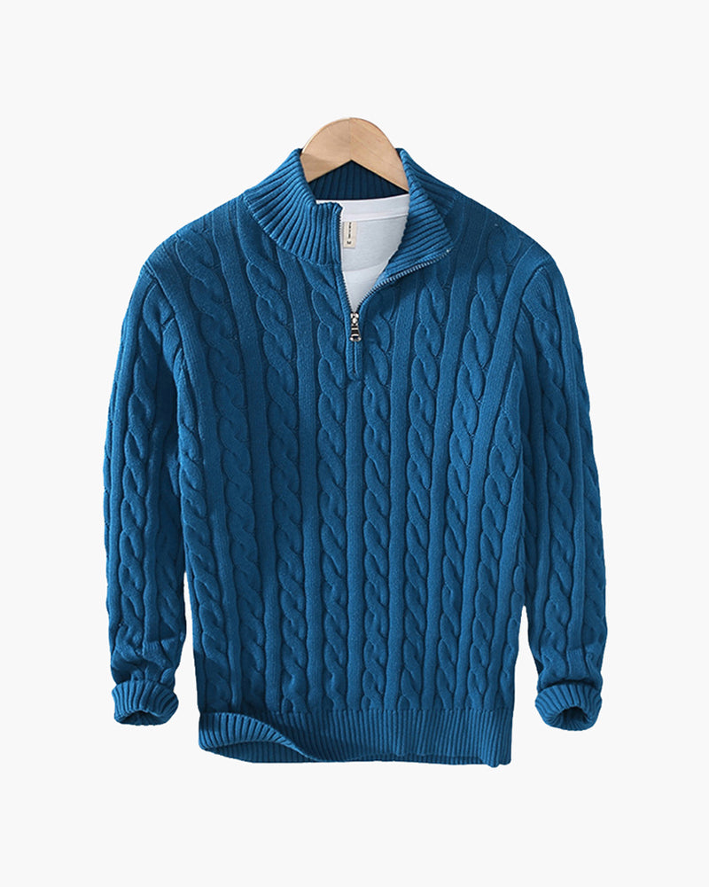 Maglione con Mezza Zip