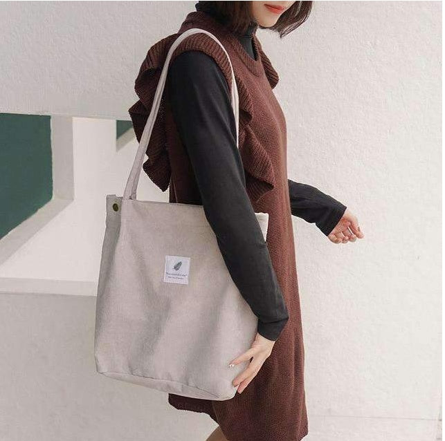 Sac cabas eco-responsabile in tela per donne