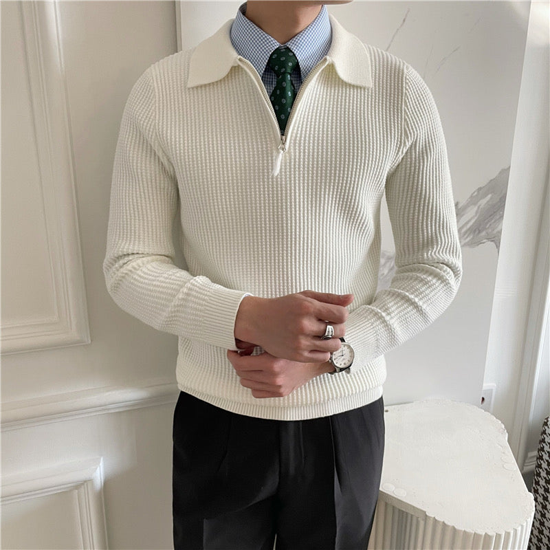 Maglione con zip