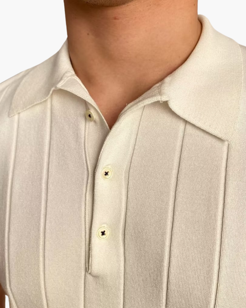 Polo in Cotone a Coste – Stile Raffinato per Ogni Giorno
