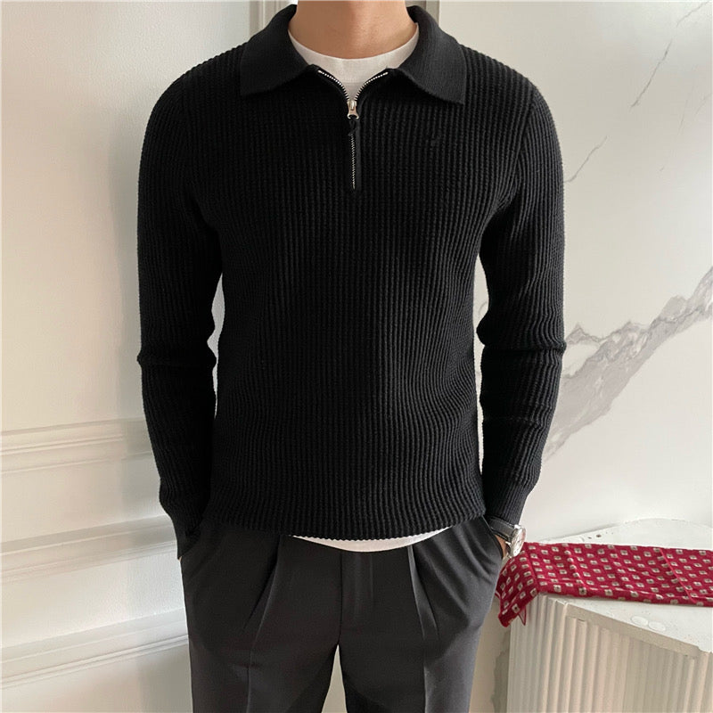 Maglione con zip
