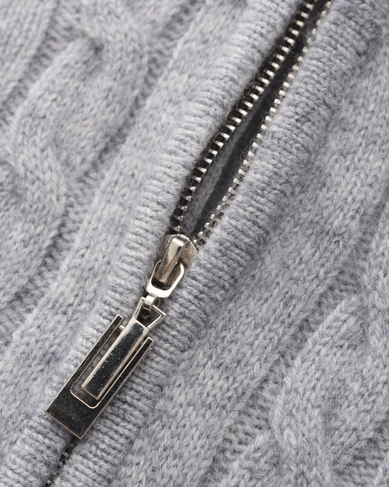 Half Zip in 100% Cashmere