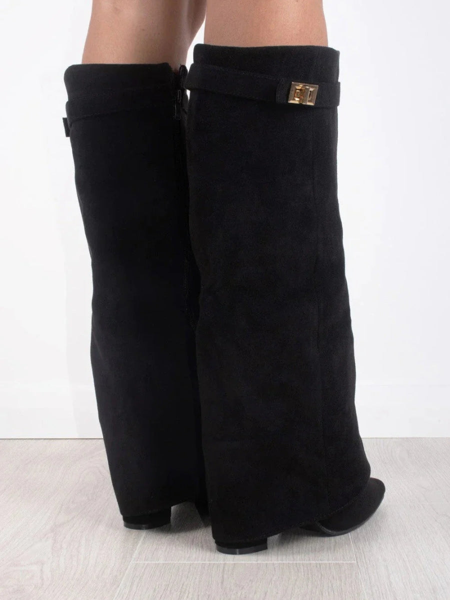 Amalia – Stivale Alto Raffinato in Stile Little Paris