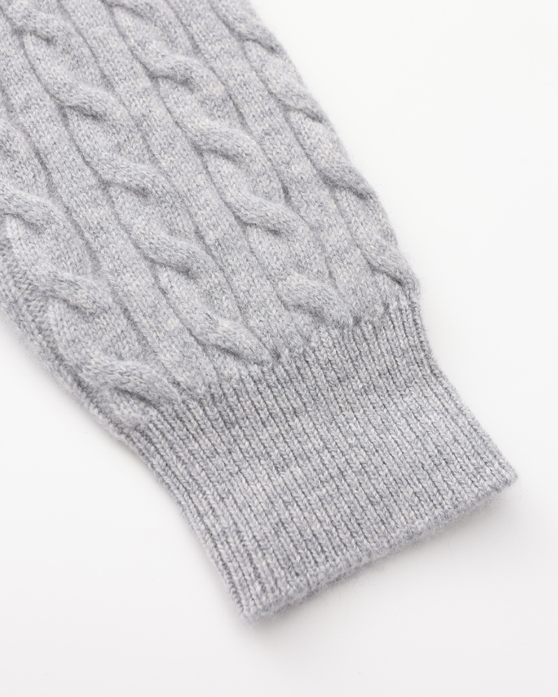 Half Zip in 100% Cashmere