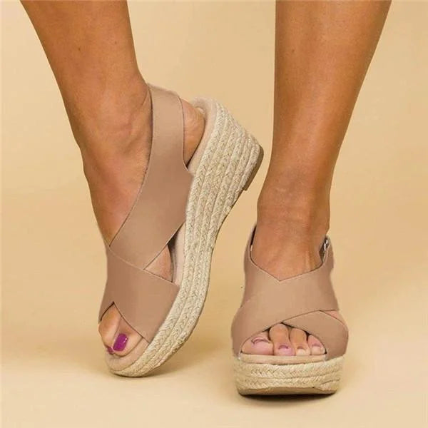 Espadrillas Ortopediche con Zeppa Comode per Donna