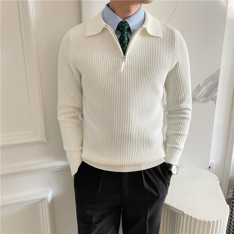 Maglione con zip