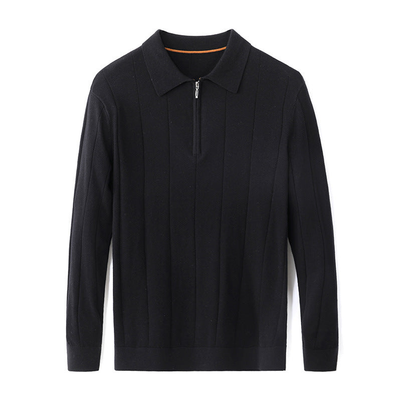 Maglia di Base Design a Contrasto di Colore a Righe