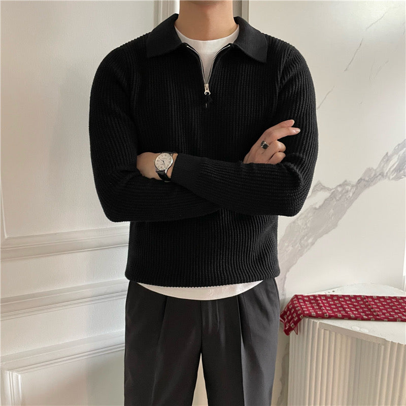 Maglione con zip