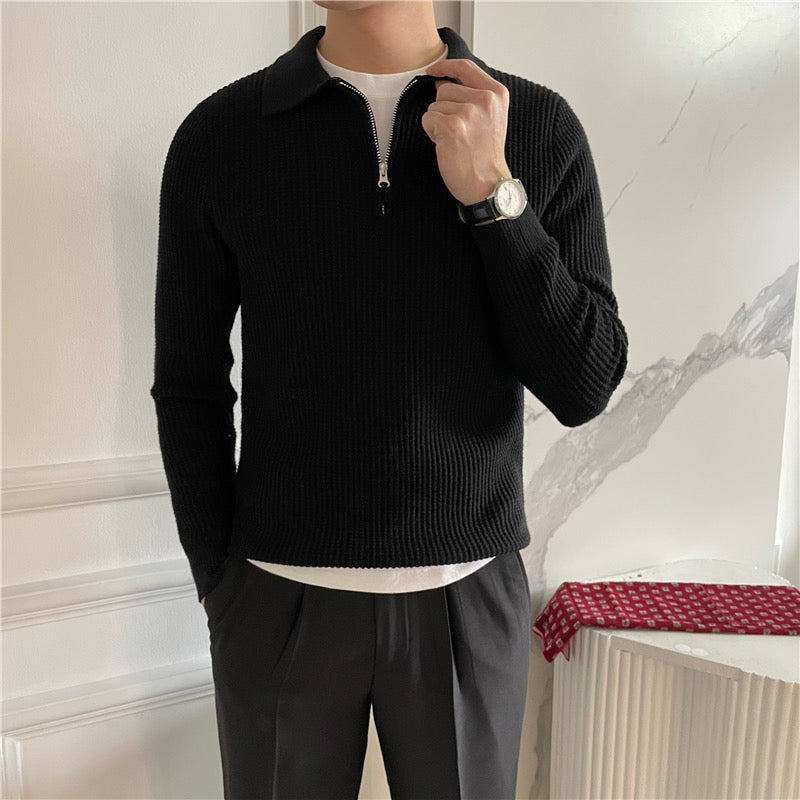 Maglione con zip