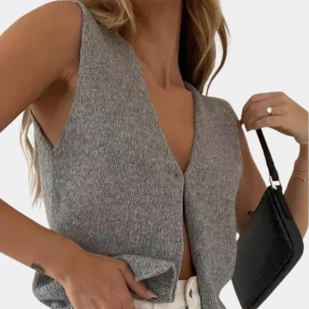 Top Estivo Largo Donna in Poliestere