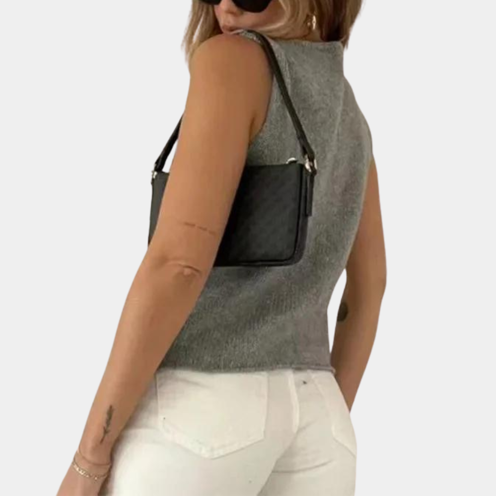 Top Estivo Largo Donna in Poliestere