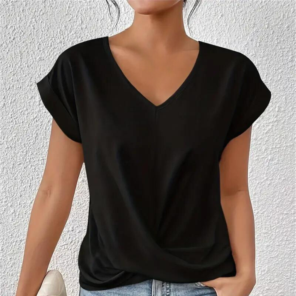 Camicia Scollo a V Donna Cotone