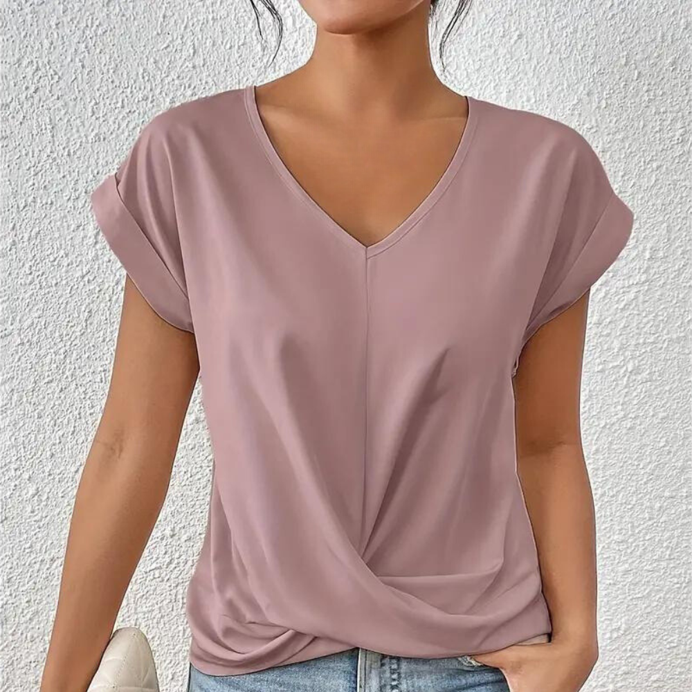 Camicia Scollo a V Donna Cotone