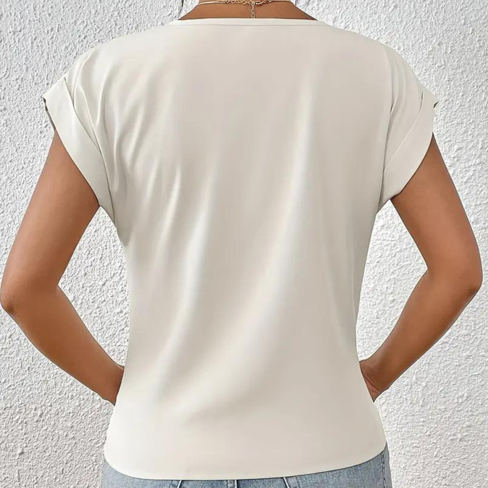 Camicia Scollo a V Donna Cotone