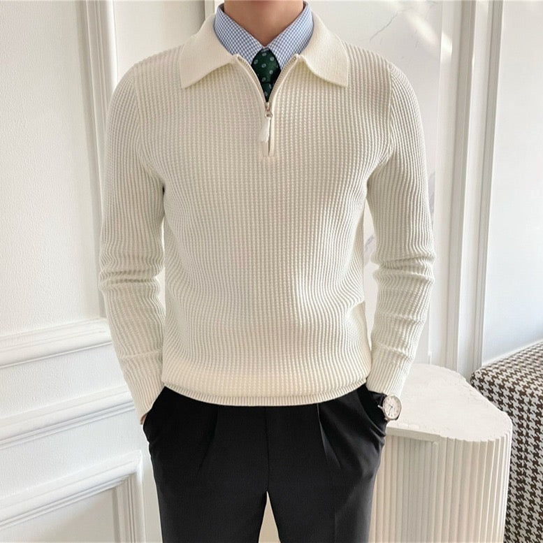 Maglione con zip