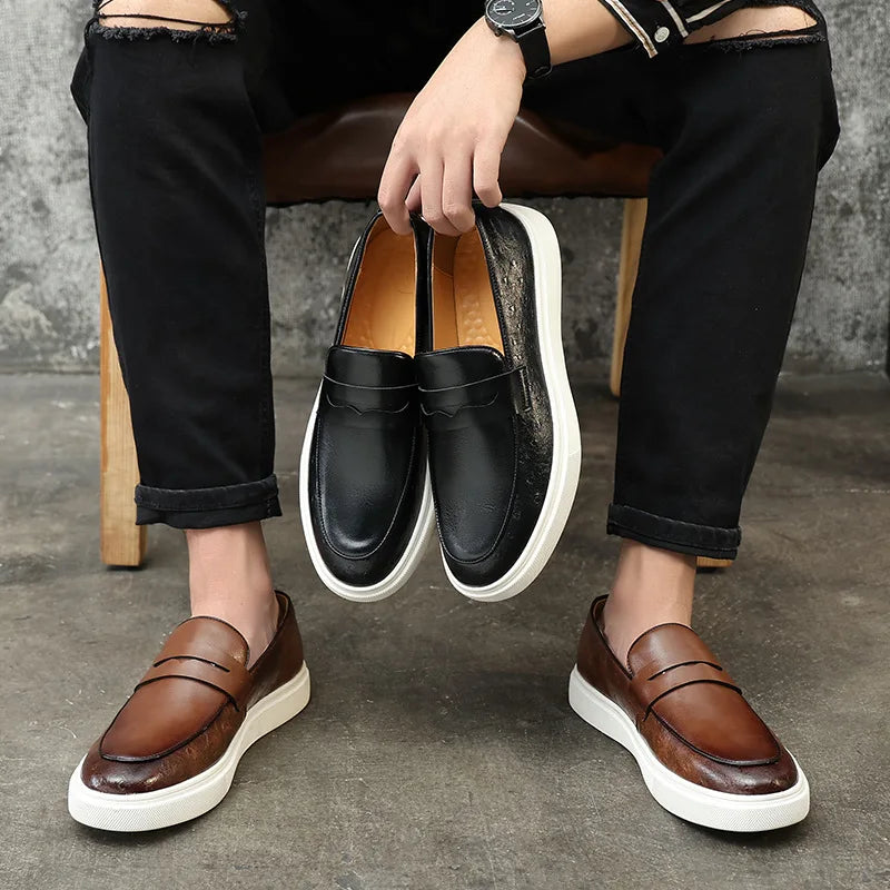 Paolo - Mocassini Classici Eleganti Britannici per Uomo