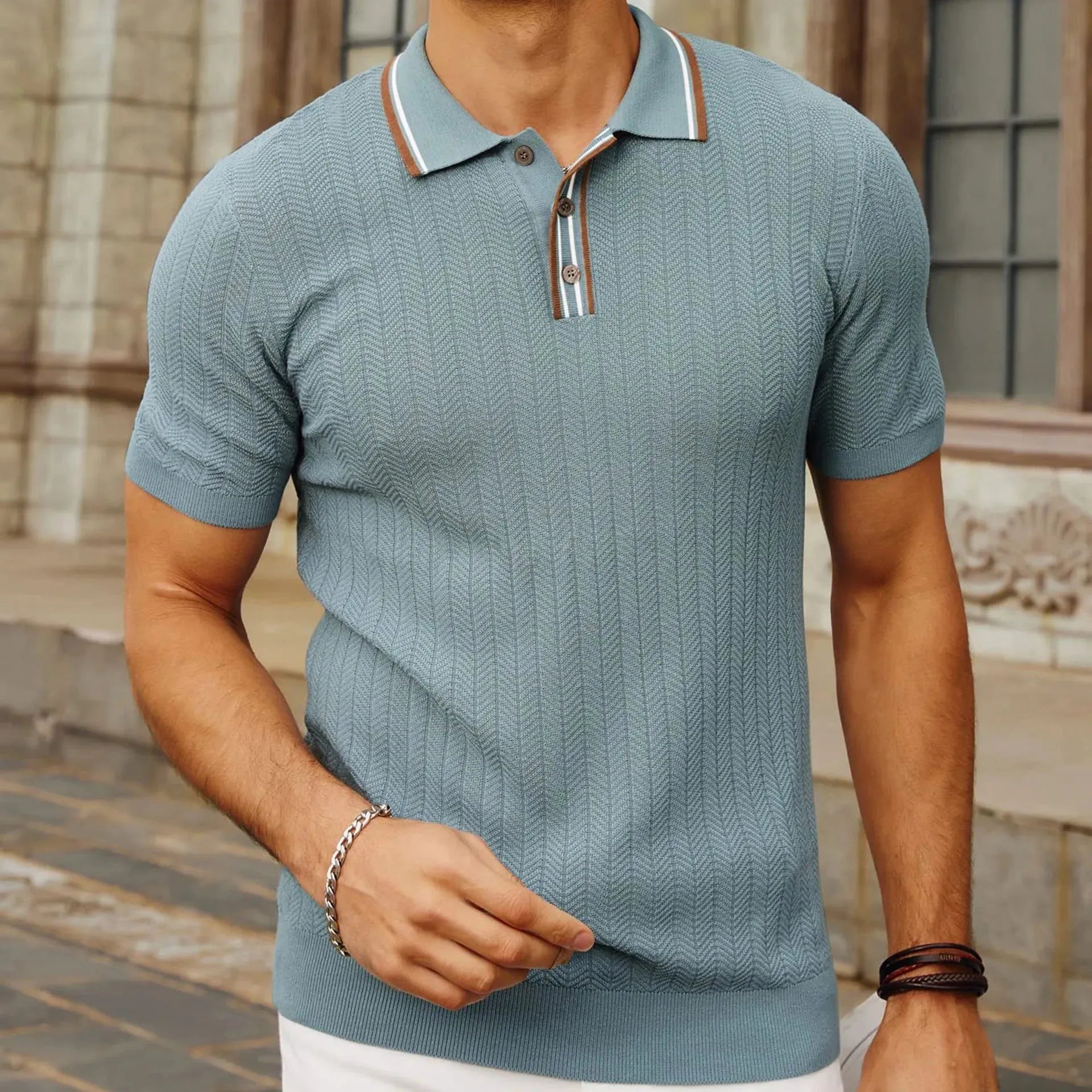 OXFORD | Polo casual da uomo a manica corta