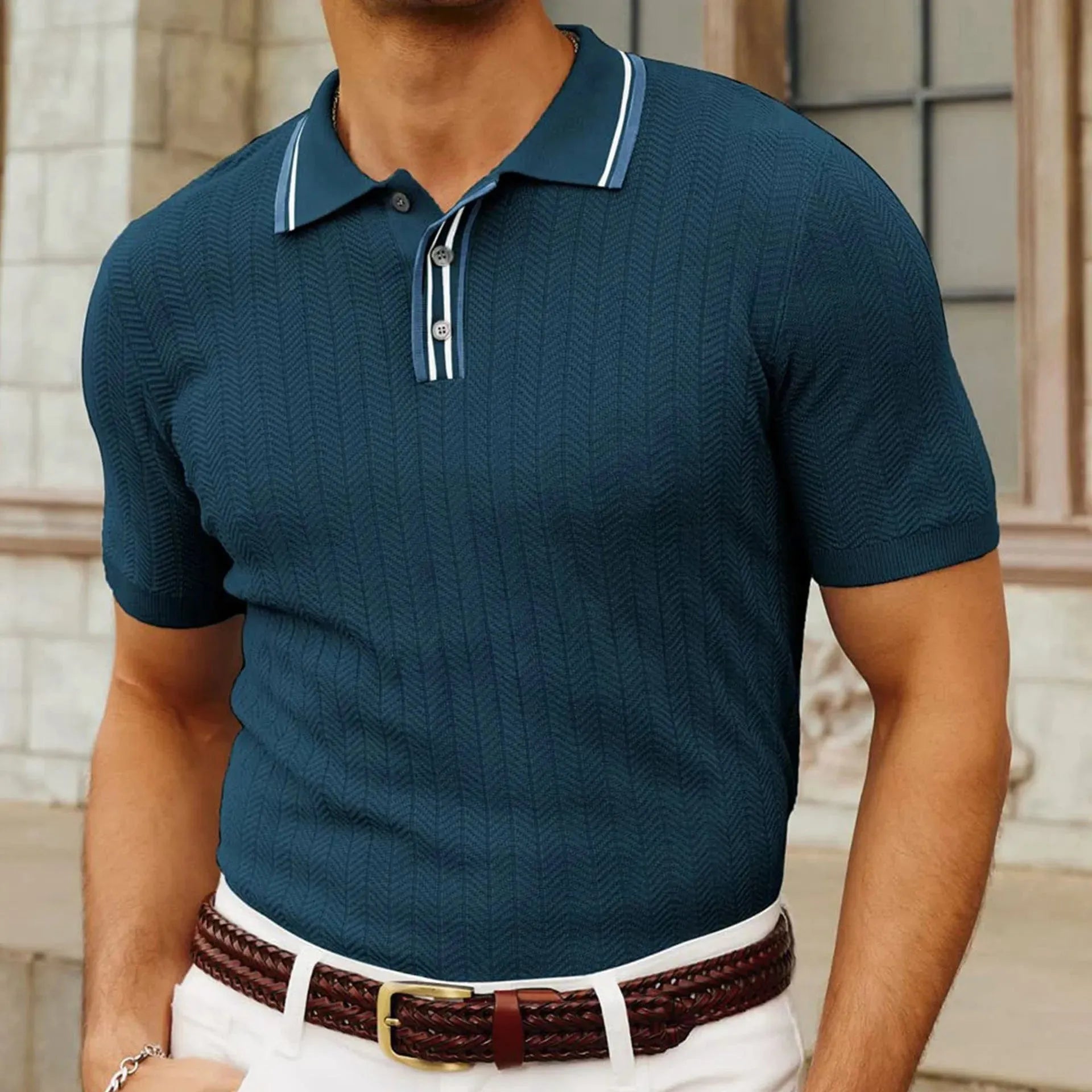 OXFORD | Polo casual da uomo a manica corta