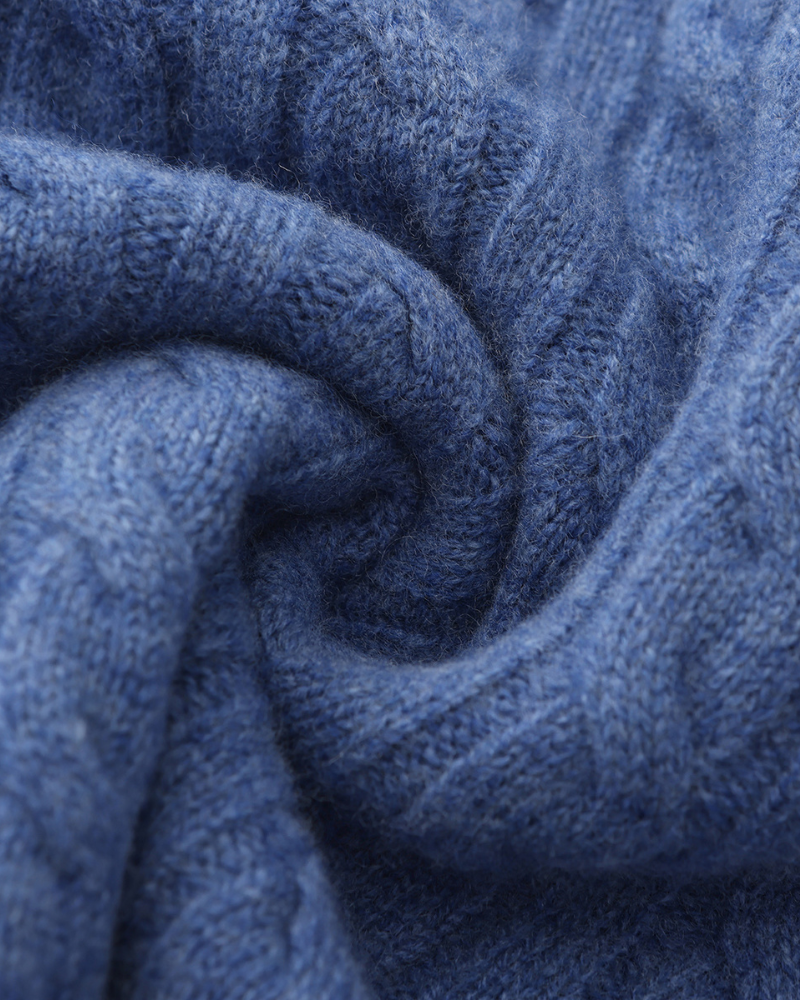 Half Zip in 100% Cashmere