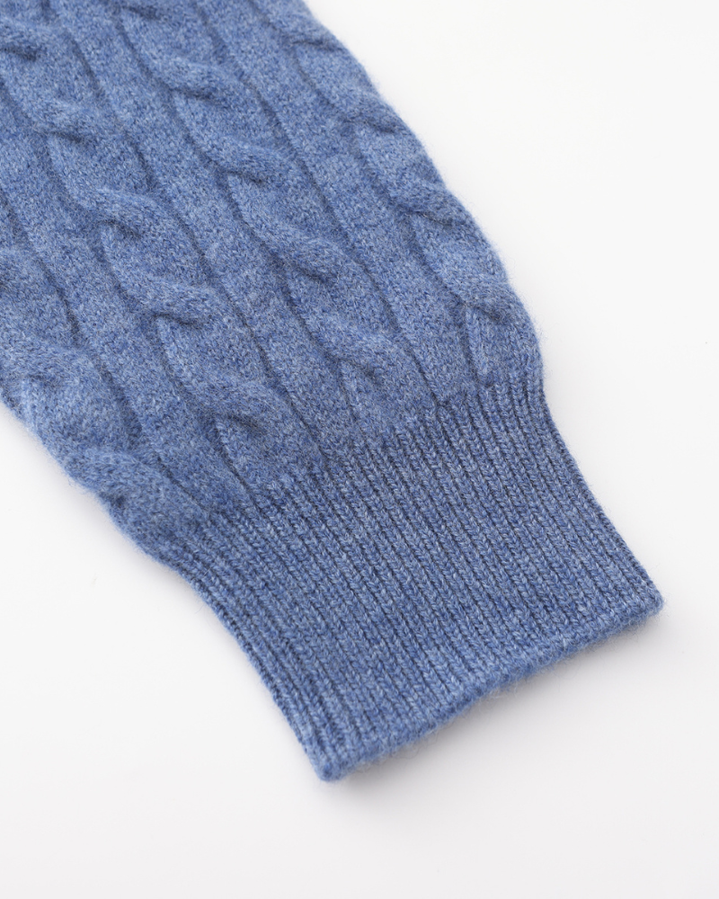 Half Zip in 100% Cashmere