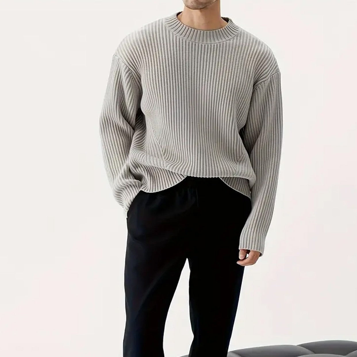 pullover uomo, maglione spesso uomo, maglione oversize, maglia manica lunga uomo, maglione caldo uomo, pullover grigio uomo, maglione casual uomo, pullover uomo grigio oversize, maglia uomo casual grigia, maglione da uomo caldo maniche lunghe, pullover uomo casual oversize, maglione spesso grigio da uomo, maglia calda oversize da uomo casual