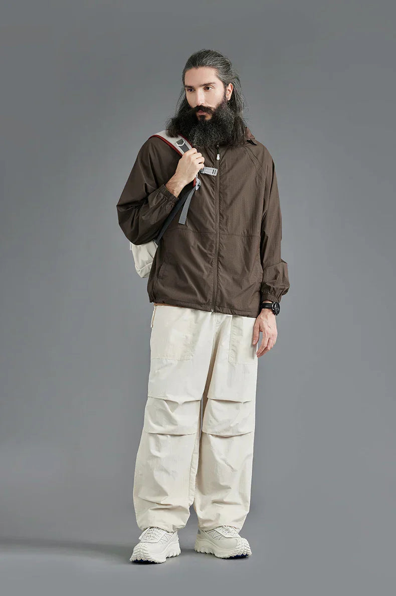 BergLust Veste da trekking funzionale per uomo con cappuccio