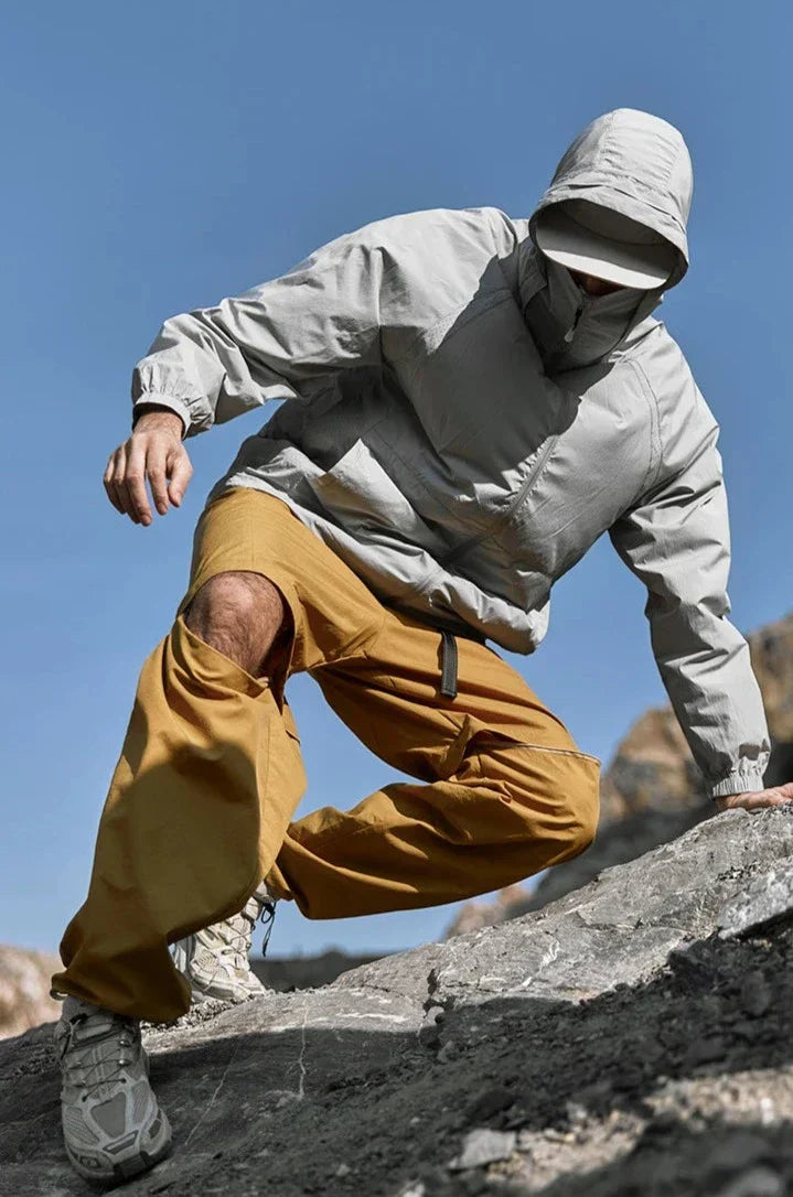 BergLust Veste da trekking funzionale per uomo con cappuccio