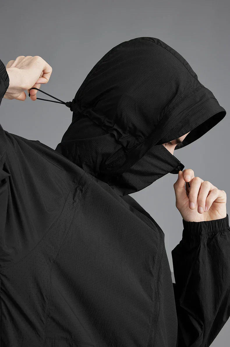 BergLust Veste da trekking funzionale per uomo con cappuccio