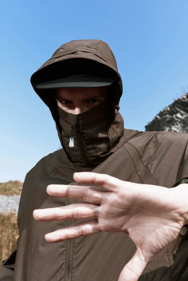 BergLust Veste da trekking funzionale per uomo con cappuccio