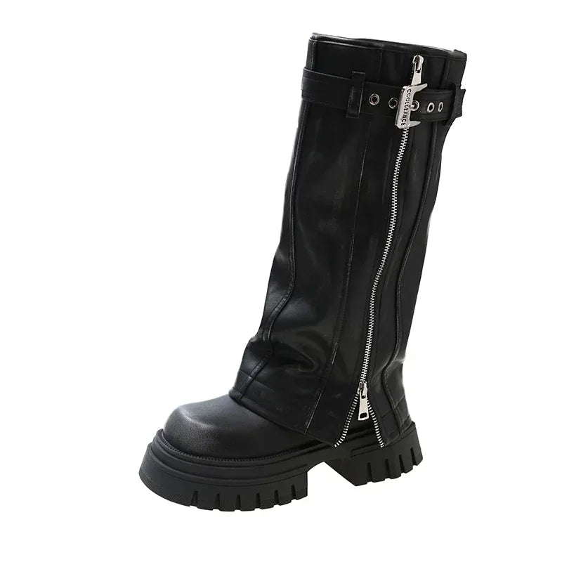 Stivale Biker Chunky