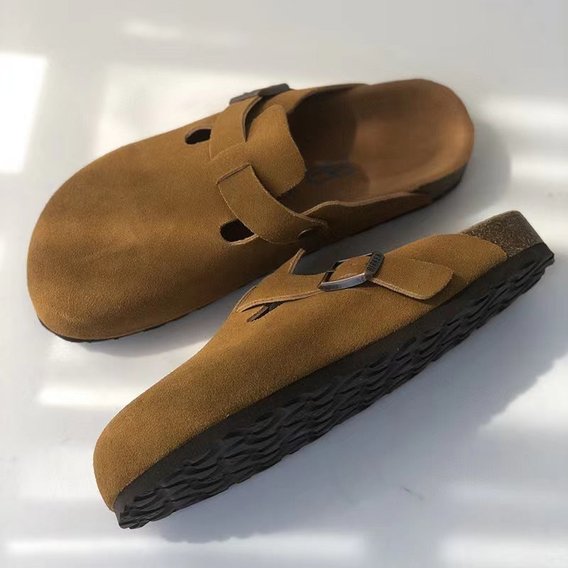 Scopri l'Eccellenza con il Sandalo Boston in Pelle Unisex di Alta Gamma Migliora il tuo guardaroba con le scarpe uomo eleganti che uniscono lusso e comfort. Il Sandalo Boston è il perfetto esempio di calzature moda uomo all'avanguardia grazie al suo design moderno e ai materiali di alta qualità. Questi scarpe casual uomo e scarpe casual chic sono perfette per ogni occasione, da quelle formali alle uscite casual, garantendo sempre uno stile ineguagliabile.